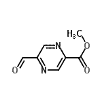 CAS 登录号：710322-57-9， 甲基5-甲酰基-2-吡嗪羧酸酯
