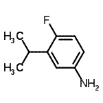CAS#: 710351-86-3, 4-Fluoro-3-isopropylaniline