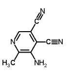 CAS#: 71058-42-9, 5-Amino-6-methyl-3,4-pyridinedicarbonitrile