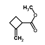 CAS 登录号：71092-56-3， 甲基2-亚甲基环丁烷羧酸酯