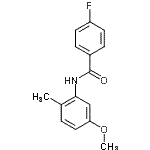CAS#: 712298-94-7, 4-Fluoro-N-(5-methoxy-2-methylphenyl)benzamide