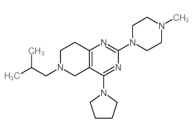 CAS#: 7128-36-1, 9-(4-Methylpiperazin-1-Yl)-4-(2-Methylpropyl)-7-Pyrrolidin-1-Yl-4,8,10 -Triazabicyclo[4.4.0]Deca-7,9,11-Triene