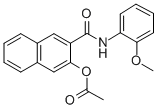 CAS#: 7128-79-2, [3-[(2-Methoxyphenyl)carbamoyl]naphthalen-2-yl] Acetate