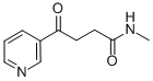 CAS#: 713-05-3, N-Methyl-G-Oxo-3-Pyridinebutanamide