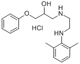 CAS 登录号：71314-17-5， 1-苯氧基-3-((2-(2,6-二甲苯氨基)乙基)氨基)-2-丙醇盐酸盐