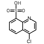 CAS 登录号：71331-01-6， 4-氯-8-喹啉磺酸