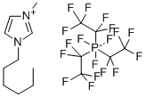 CAS#: 713512-19-7, 1-Hexyl-3-Methylimidazolium Tris(Pentafluoroethyl)Trifluorophosphate