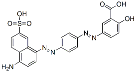 CAS#: 71393-87-8, 5-[[4-[(4-Amino-7-Sulfo-1-Naphthalenyl)Azo]Phenyl]Azo]-2-Hydroxybenzoic Acid