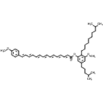 CAS#: 71394-73-5, 3-Methoxy-2-(9-methyldecyl)-5-(4-methylpentyl)phenyl (2E,4E,6E,8E,10E,12E,14E)-15-(4-methoxyphenyl)-2,4,6,8,10,12,14-pentadecaheptaenoate