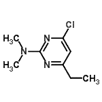CAS#: 71406-66-1, 4-Chloro-6-ethyl-N,N-dimethyl-2-pyrimidinamine
