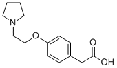CAS#: 714230-90-7, 4-[2-(1-Pyrrolidinyl)Ethoxy]-Benzeneacetic Acid