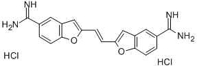 CAS#: 71431-30-6, 2,2'-(1E)-1,2-Ethenediylbis-5-Benzofurancarboximidamide Hydrochloride (1:2)