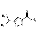 CAS#: 71433-23-3, 5-Isopropyl-1,2-oxazole-3-carboxamide