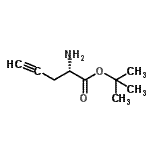 CAS#: 71460-04-3, 2-Methyl-2-propanyl (2S)-2-amino-4-pentynoate