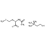 CAS 登录号：71463-43-9， (2S)-2-乙酰氨基-4-甲硫基-丁酸酯;2-羟基乙基-三甲基-铵
