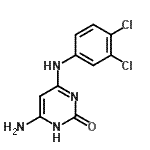 CAS#: 7147-26-4, 6-Amino-4-[(3,4-dichlorophenyl)amino]-2(1H)-pyrimidinone
