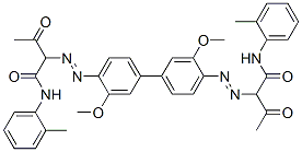 CAS#: 7147-42-4, 2,2'-[(3,3'-Dimethoxy[1,1'-Biphenyl]-4,4'-Diyl)Bis(Azo)]Bis[N-(2-Methylphenyl)-3-Oxobutyramide]