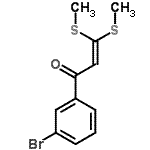 CAS 登录号：71504-03-5， 1-(3-溴苯基)-3,3-二(甲硫基)-2-丙烯-1-酮
