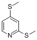 CAS 登录号：71506-85-9， 2,4-二(甲硫基)-吡啶