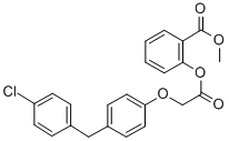 CAS#: 71548-27-1, 2-(((4-((4-Chlorophenyl)Methyl)Phenoxy)Acetyl)Oxy)-Benzoic Acid Methyl Ester