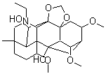 CAS#: 71609-79-5, 14-Ethyl-4,6,19-trimethoxy-16-methyl-9,11-dioxa-14-azaheptacyclo[10.7.2.1<sup>2,5</sup>.0<sup>1,13</sup>.0<sup>3,8</sup>.0<sup>8,12</sup>.0<sup>16,20</sup>]docosane-2,21-diol