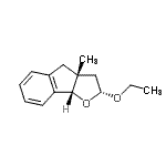 CAS#: 716367-63-4, (2R,3aR,8bS)-2-Ethoxy-3a-methyl-3,3a,4,8b-tetrahydro-2H-indeno[1,2-b]furan