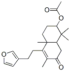 CAS#: 71641-12-8, 7-Acetoxy-4-[2-(3-Furyl)Ethyl]-4a,5,6,7,8,8a-Hexahydro-3,4a,8,8-Tetramethylnaphthalen-2(1H)-One