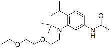 CAS#: 71673-02-4, N-[1-[2-(2-Ethoxyethoxy)Ethyl]-1,2,3,4-Tetrahydro-2,2,4-Trimethyl-7-Quinolinyl]-Acetamide