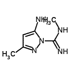 CAS#: 71680-59-6, 5-Amino-N,3-dimethyl-1H-pyrazole-1-carboximidamide