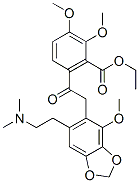 CAS#: 71685-41-1, Ethyl 6-[[6-[2-(Dimethylamino)Ethyl]-4-Methoxy-1,3-Benzodioxol-5-Yl]Acetyl]-2,3-Dimethoxybenzoate