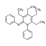 CAS 登录号:71704-81-9, (2E)-3,4,5,6-四乙基-N,1-二苯基-2(1H)-吡啶亚胺