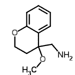 CAS#: 717089-70-8, 1-(4-Methoxy-3,4-dihydro-2H-chromen-4-yl)methanamine
