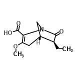 CAS#: 717132-87-1, (5S,6S)-6-Ethyl-3-methoxy-7-oxo-1-azabicyclo[3.2.1]oct-2-ene-2-carboxylic acid