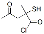 CAS#: 71735-69-8, 2-Mercapto-2-Methyl-4-Oxopentanoic Acid Chloride