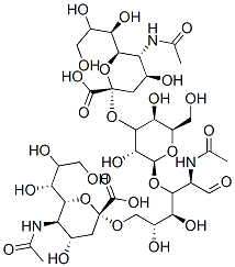 CAS#: 71764-07-3, (2S,4S,5R,6R)-5-Acetamido-2-[(2R,3R,4S,5S,6R)-2-[(2R,3R,4S,5R)-2-Acetamido-6-[(2R,4S,5R,6R)-5-Acetamido-2-Carboxy-4-Hydroxy-6-[(1R,2R)-1,2,3-Trihydroxypropyl]Oxan-2-Yl]Oxy-4,5-Dihydroxy-1-Oxo-Hexan-3-Yl]Oxy-3,5-Dihydroxy-6-(Hydroxymethyl)Oxan-4-Yl]Oxy-4-Hydroxy-6-[(1R,2R)-1,2,3-Trihydroxypropyl]Oxane-2-Carboxylic Acid