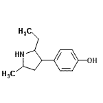 CAS 登录号：717816-69-8， 4-(2-乙基-5-甲基-3-吡咯烷基)苯酚