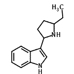 CAS 登录号：717816-94-9， 3-(5-乙基-2-吡咯烷基)-1H-吲哚