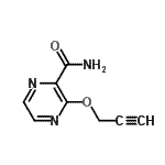 CAS#: 717848-20-9, 3-(2-Propyn-1-yloxy)-2-pyrazinecarboxamide