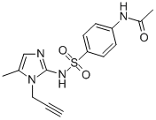 CAS#: 71795-38-5, N-(4-(((5-Methyl-1-(2-Propynyl)-1H-Imidazol-2-Yl)Amino)Sulfonyl)Phenyl)-Acetamide