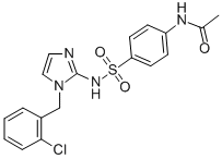 CAS#: 71795-46-5, N-(4-(((1-((2-Chlorophenyl)Methyl)-1H-Imidazol-2-Yl)Amino)Sulfonyl)Phenyl)-Acetamide