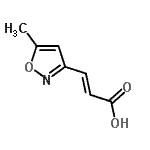 CAS#: 71810-79-2, (2E)-3-(5-Methyl-1,2-oxazol-3-yl)acrylic acid