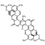 CAS#: 71832-84-3, Diisopropyl 3,3'-{(2-chloro-5-methyl-1,4-phenylene)bis[carbamoyl(2-hydroxy-3,1-naphthalenediyl)-2,1-diazenediyl]}bis(4-methylbenzoate)