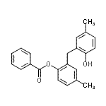 CAS#: 71840-30-7, 2-(2-Hydroxy-5-methylbenzyl)-4-methylphenyl benzoate