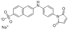 CAS#: 71936-81-7, 6-[[4-(2,5-Dihydro-2,5-Dioxo-1H-Pyrrol-1-Yl)Phenyl]Amino]-2-Naphthalenesulfonicacid Sodium Salt(1:1)