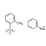 CAS#: 71965-02-1, Anilinium 2-methylbenzenesulfonate