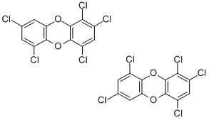 CAS 登录号：71998-76-0， 1,2,4,6,8/1,2,4,7,9-五氯二苯并-对二恶英