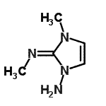 CAS#: 719994-21-5, (2Z)-3-Methyl-2-(methylimino)-2,3-dihydro-1H-imidazol-1-amine