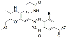 CAS#: 72066-87-6, N-[2-[(2-Bromo-4,6-Dinitrophenyl)Azo]-5-(Ethylamino)-4-(2-Methoxyethoxy)Phenyl]Propanamide