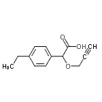 CAS#: 720707-14-2, (4-Ethylphenyl)(2-propyn-1-yloxy)acetic acid