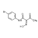 CAS#: 721-89-1, (2Z)-N-(4-Bromophenyl)-2-(hydroxyimino)-3-oxobutanamide